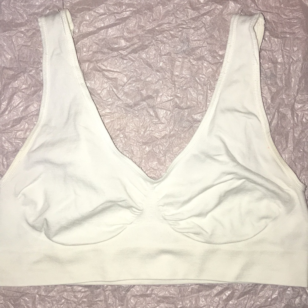 Shear Shapewear White Seamless Bra